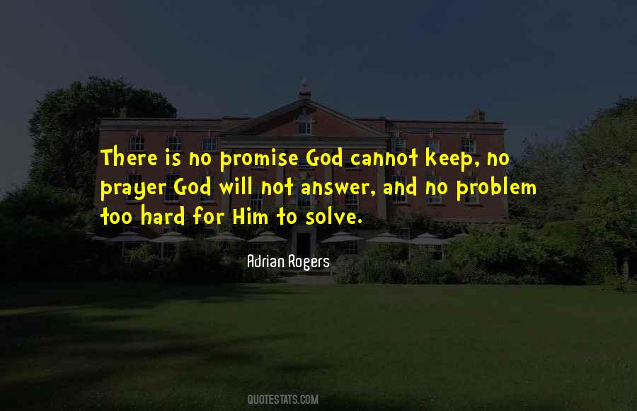 Promise To God Quotes #1795136