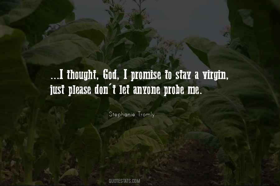 Promise To God Quotes #1809729
