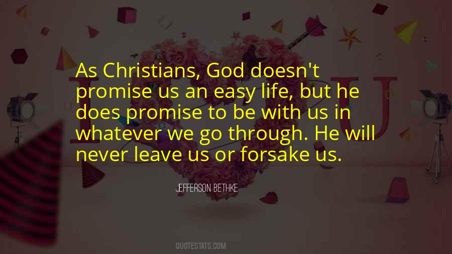 Promise To God Quotes #37156