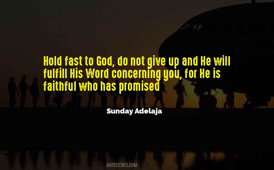 Promise To God Quotes #577934