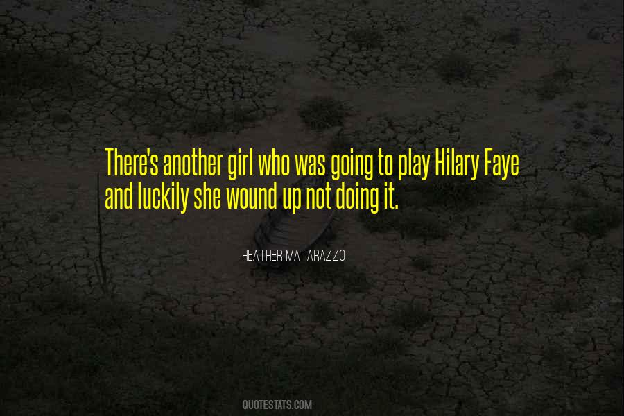 Quotes About Hilary #741221