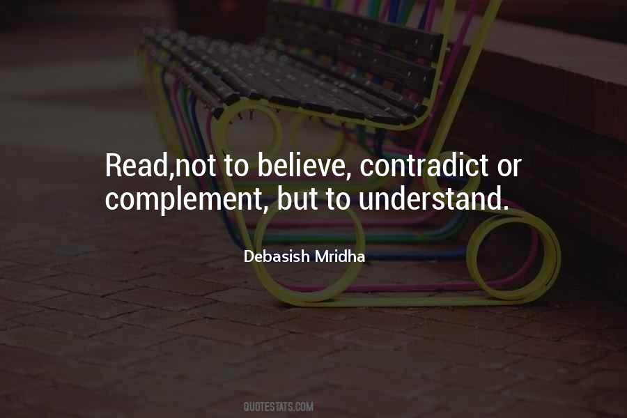 We Complement Each Other Quotes #1677014