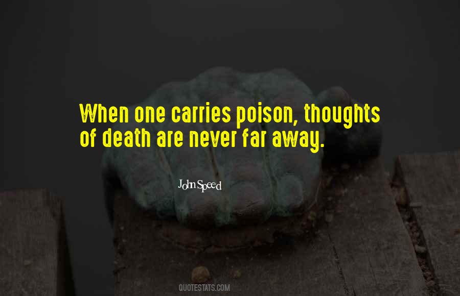 Poison Thoughts Quotes #824853