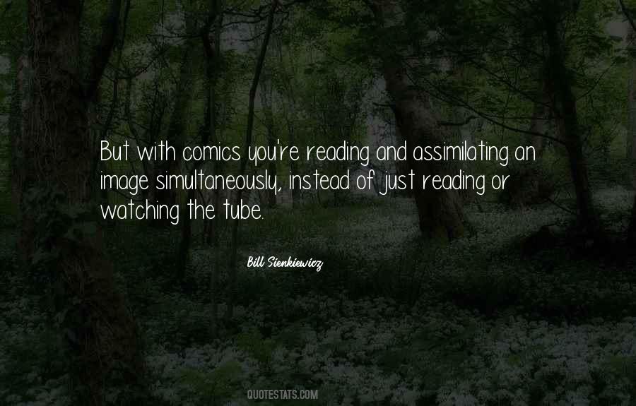 Quotes About Reading Comics #666906
