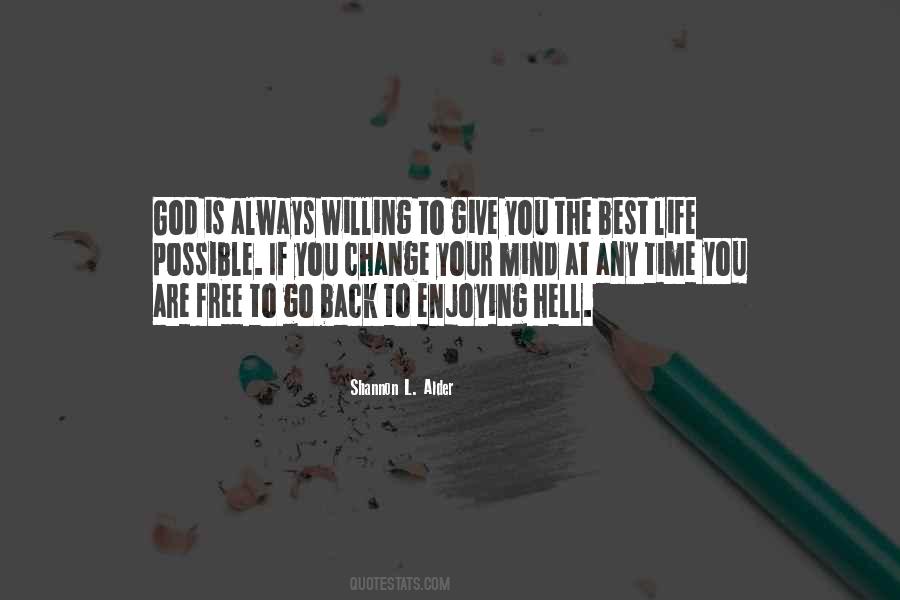 Give Your Life To God Quotes #753239