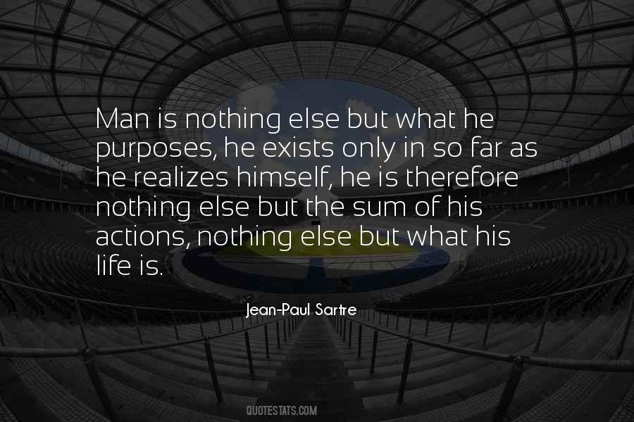 Man Is Nothing Quotes #436101