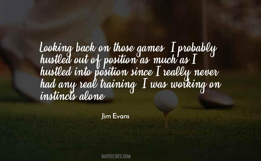 Training Back Quotes #1609525