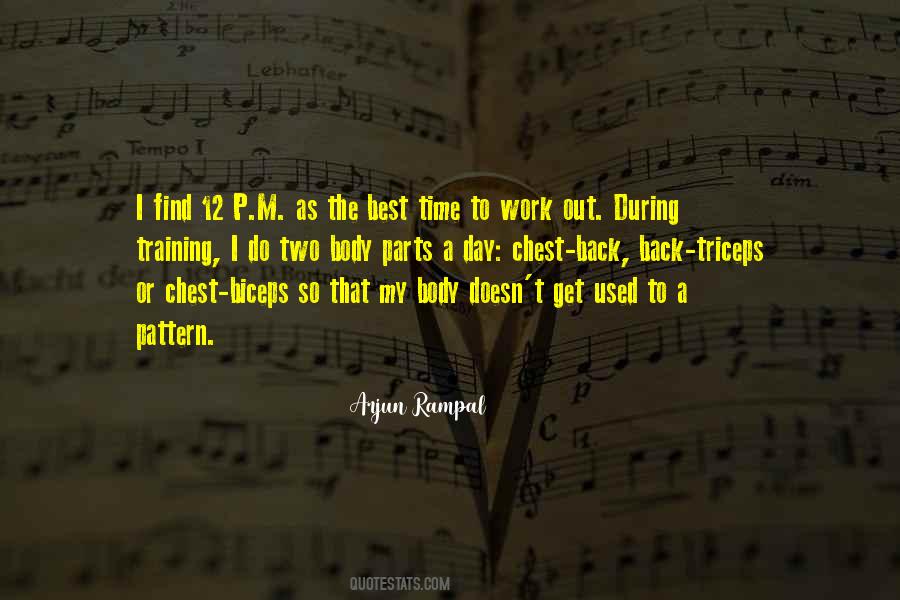Training Back Quotes #1680280