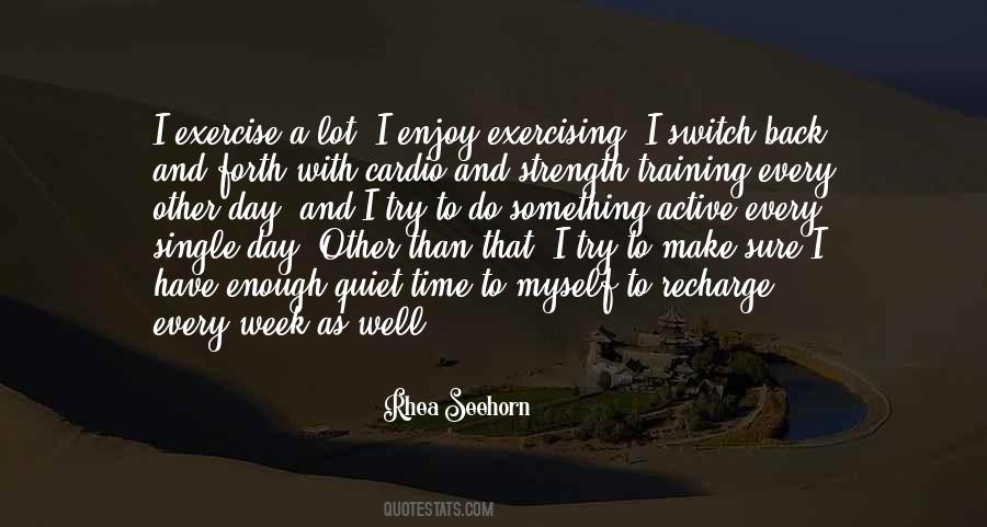 Training Back Quotes #1751809