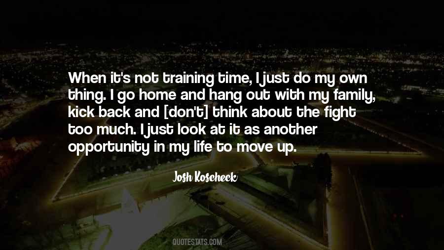 Training Back Quotes #1782695
