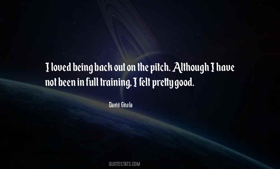 Training Back Quotes #1810853