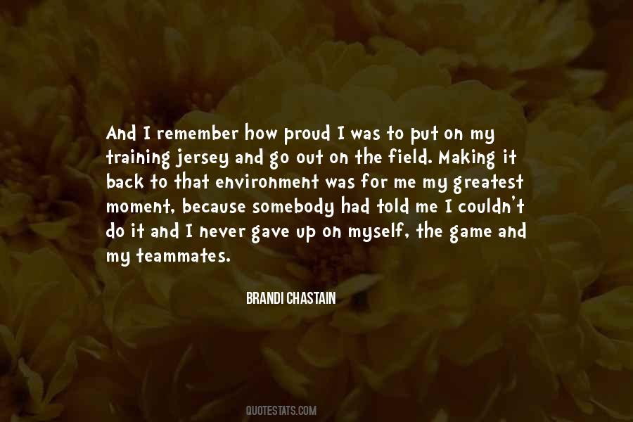 Training Back Quotes #258293