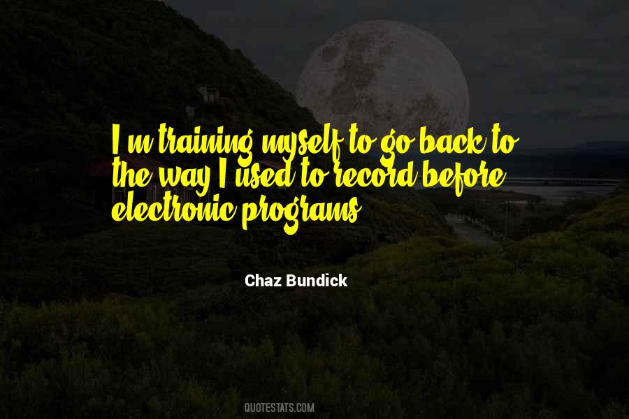 Training Back Quotes #532142