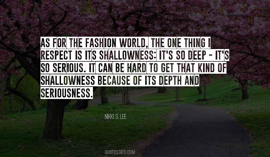 Quotes About The Fashion World #189833