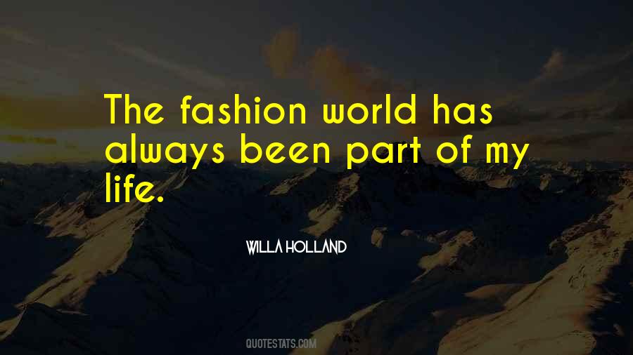 Quotes About The Fashion World #96332