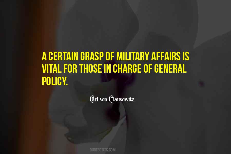 Military Policy Quotes #1259567
