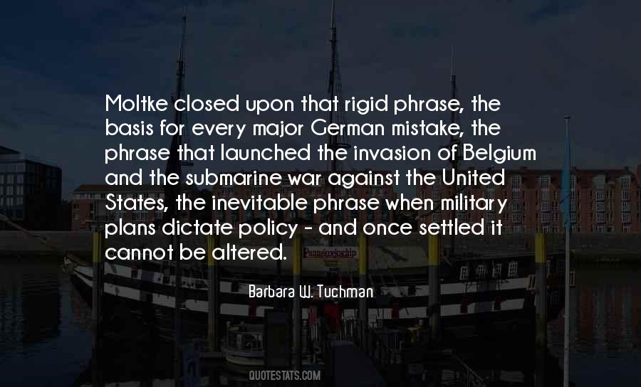Military Policy Quotes #1381756