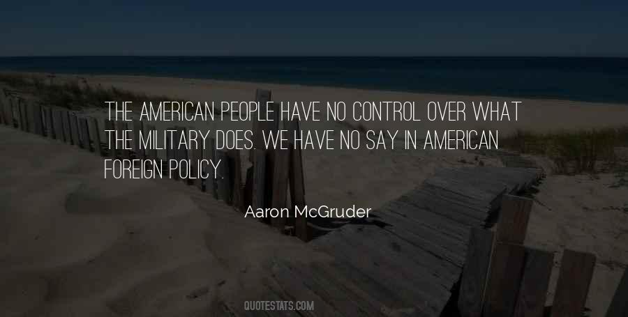 Military Policy Quotes #1772816