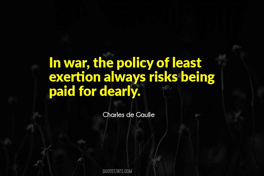 Military Policy Quotes #224345