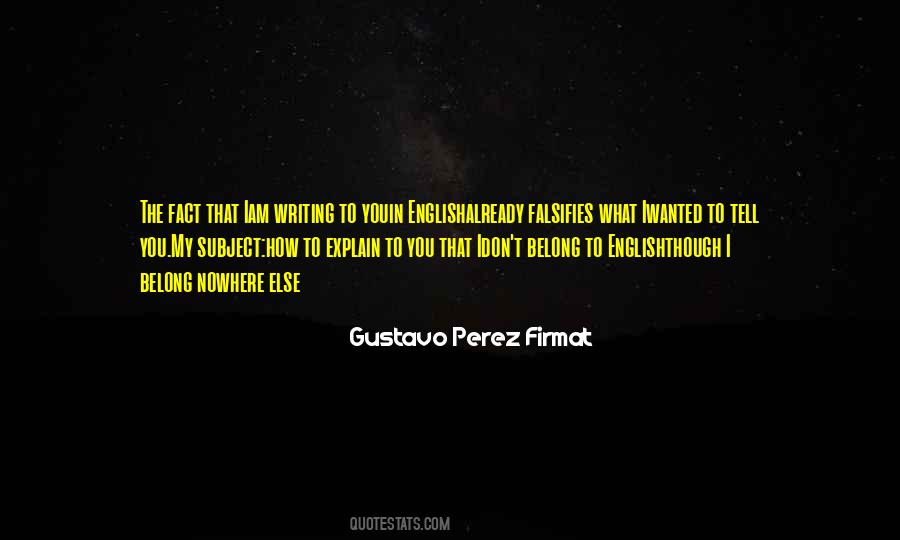 What Belong To You Quotes #340593