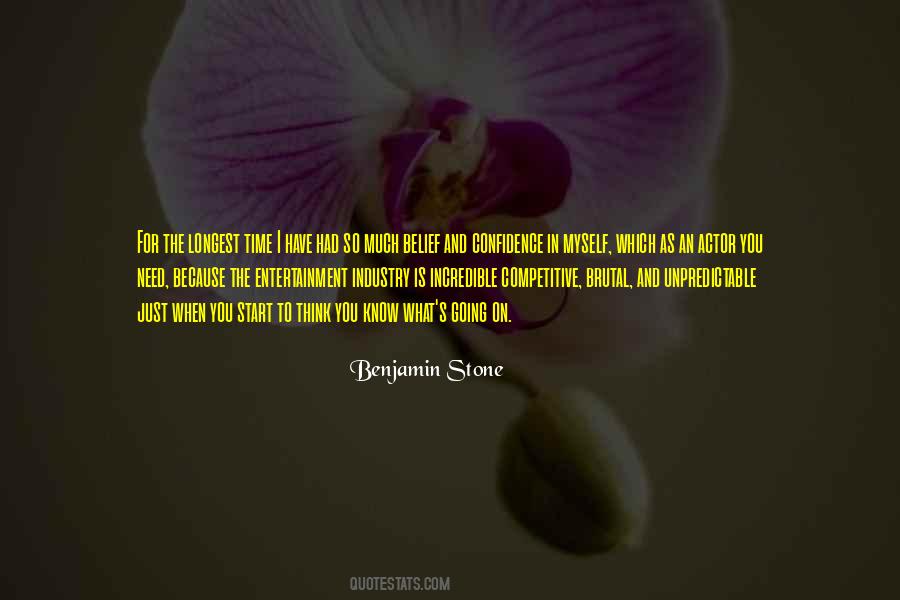 Confidence And Self Belief Quotes #1056678