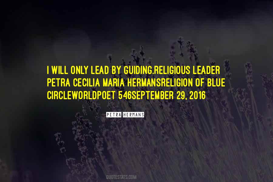 Religious Leader Quotes #12365