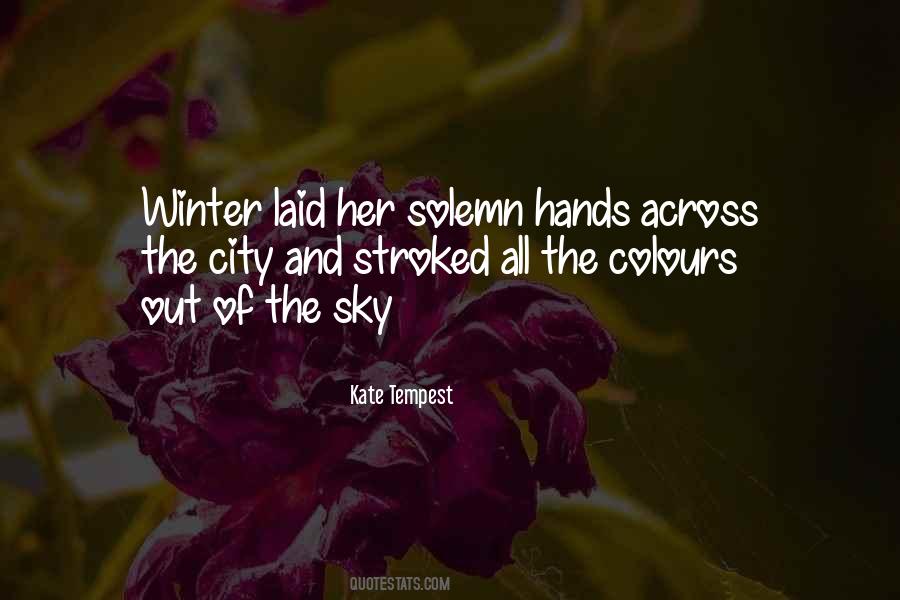 Winter In The City Quotes #680031