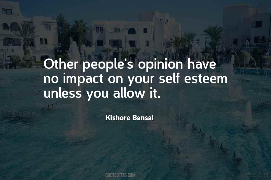 Quotes About Self Impact #950252
