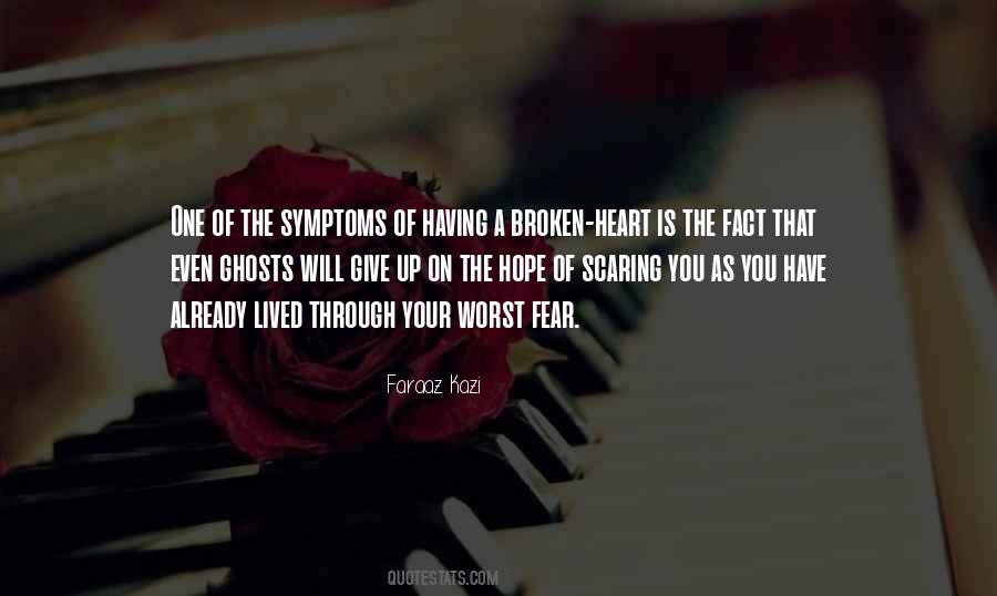 Heart Broken Hope Quotes #29764