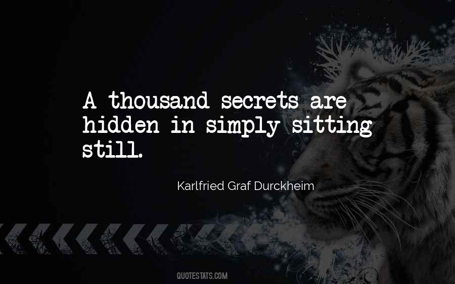 Sitting Simply Quotes #1785462