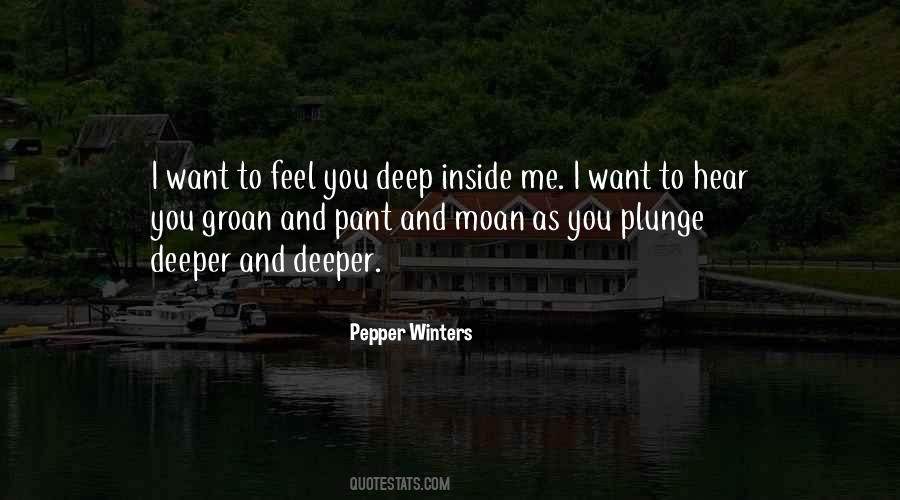 Deep Inside Me Quotes #1266703