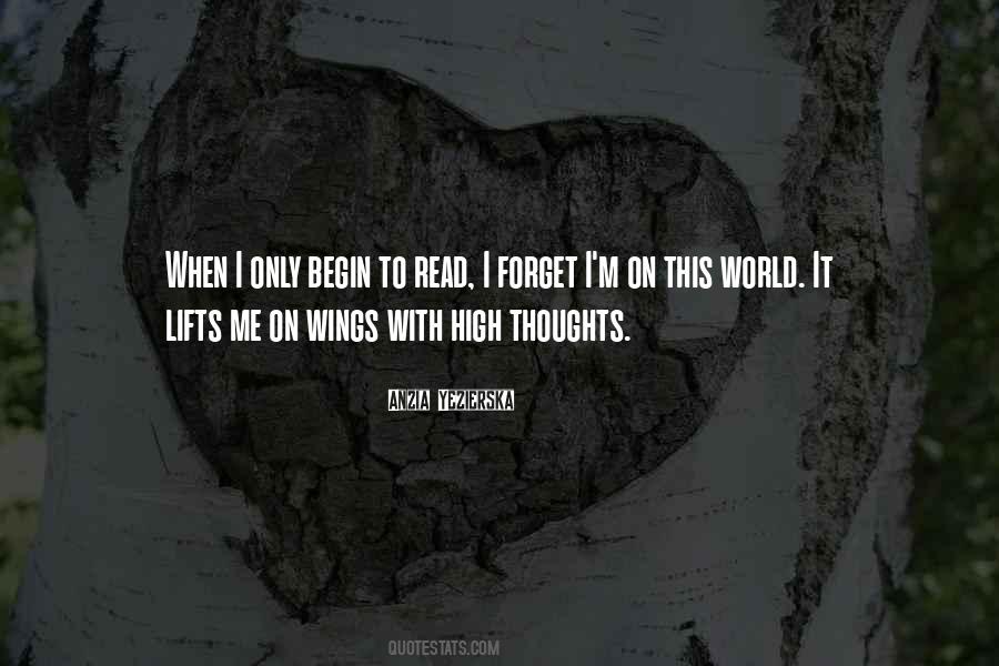 High Thoughts Quotes #840784