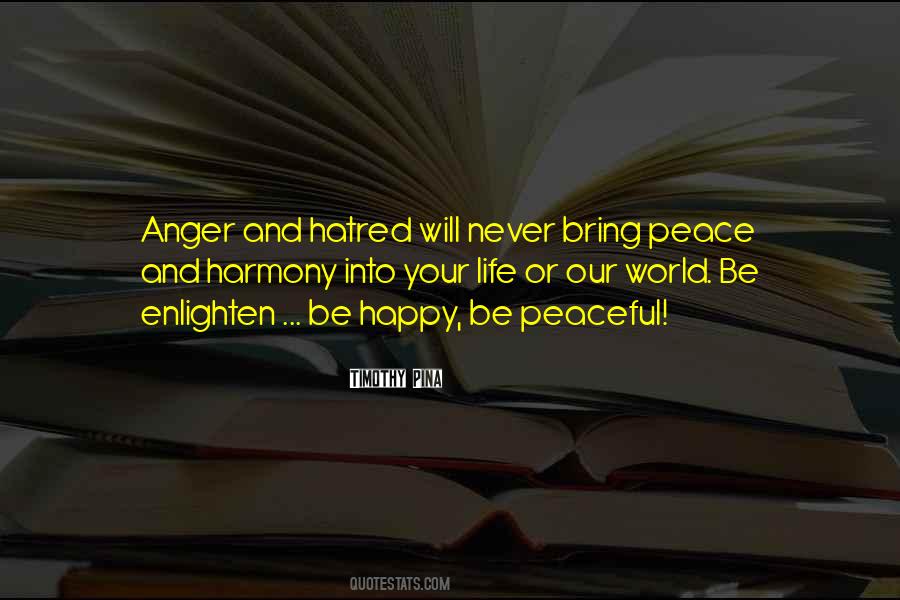 Quotes About Anger Peace #1093167