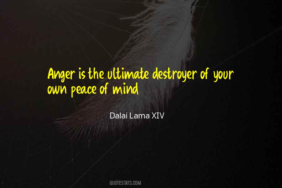 Quotes About Anger Peace #1779053