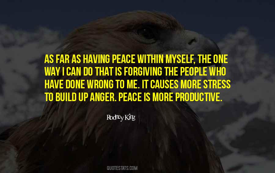 Quotes About Anger Peace #1817067
