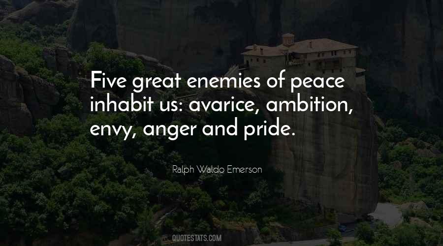 Quotes About Anger Peace #727510