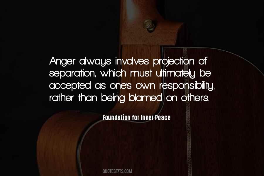 Quotes About Anger Peace #7554