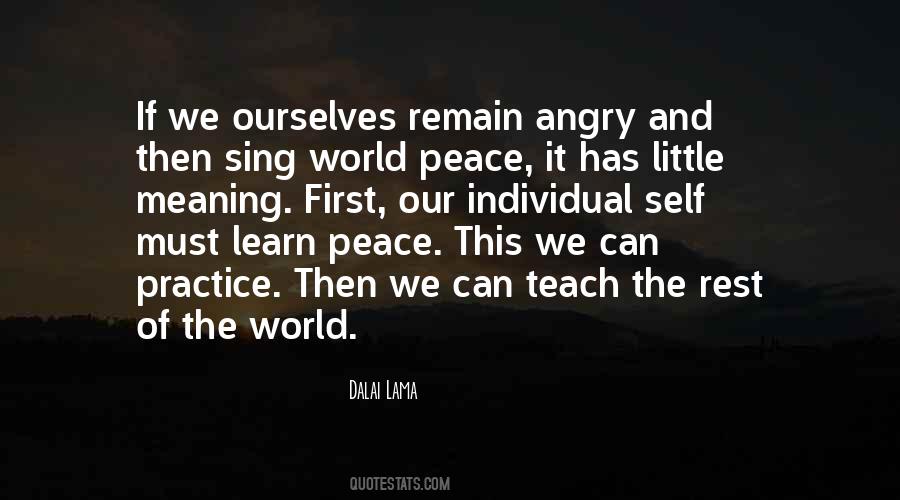 Quotes About Anger Peace #807820