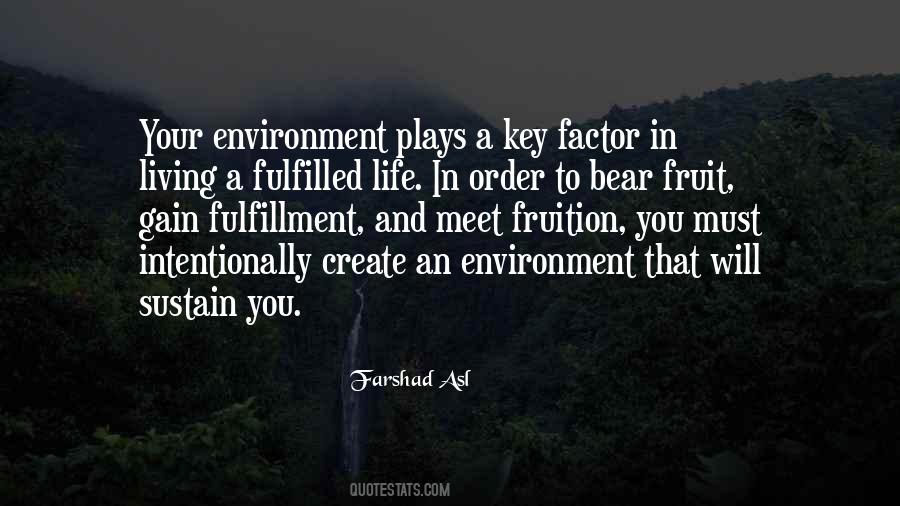 Quotes About Living Environment #161955