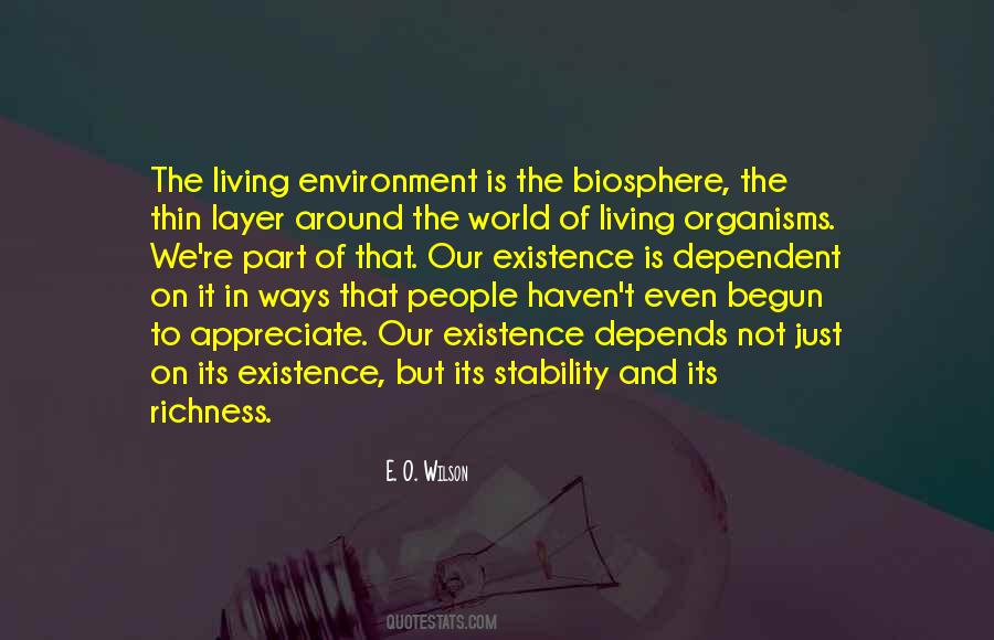 Quotes About Living Environment #65610