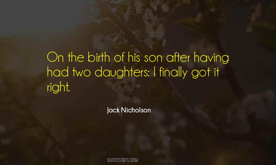 Having Daughters Quotes #1359258