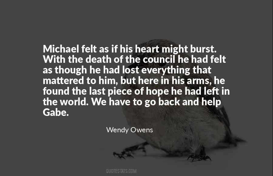 Lost The Hope Quotes #1312360