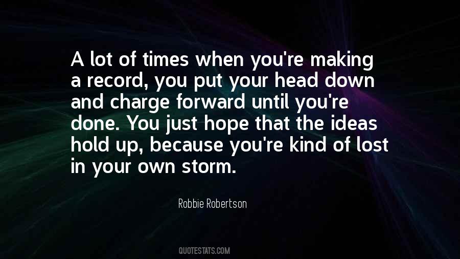 Lost The Hope Quotes #1531816