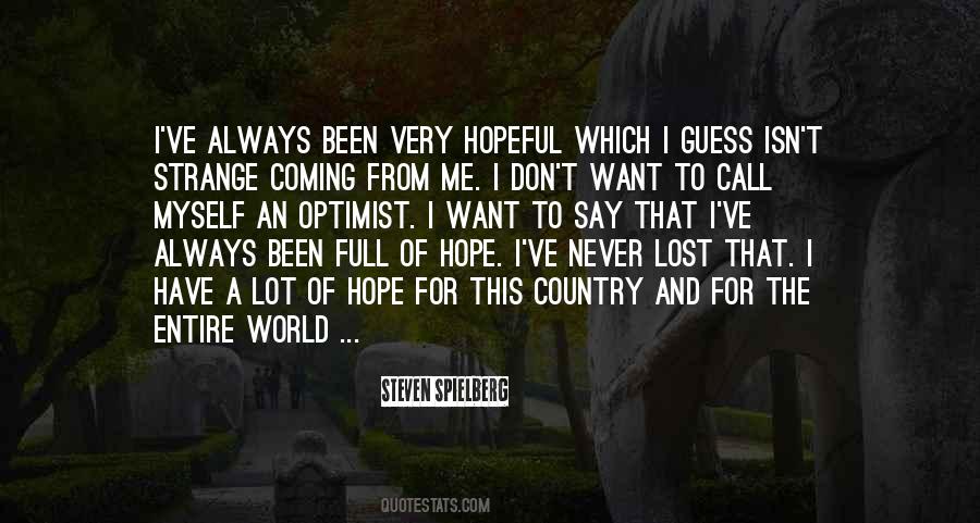 Lost The Hope Quotes #1820024