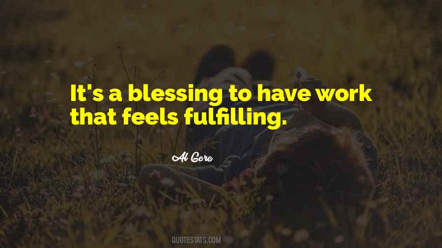 Blessing Work Quotes #163583