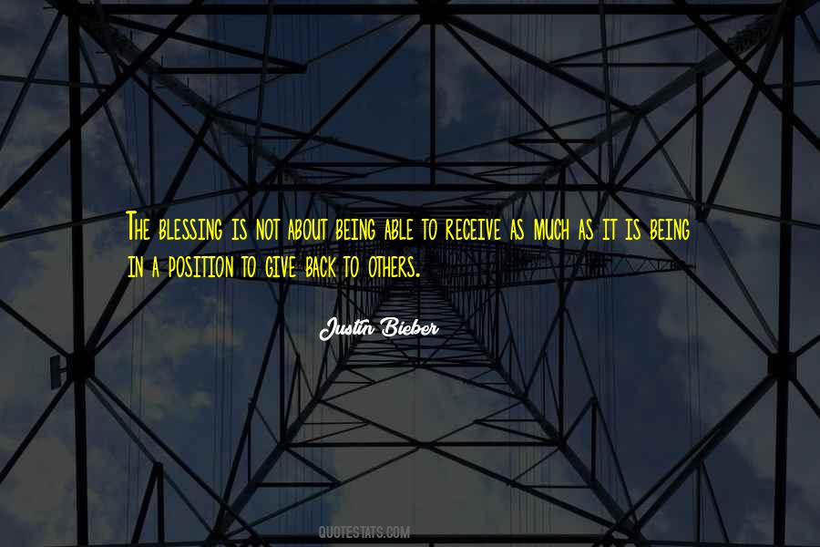 About Blessing Quotes #1253992
