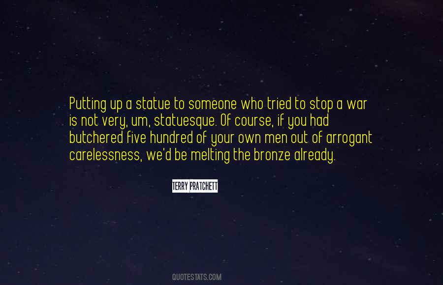 Bronze Statue Quotes #943378