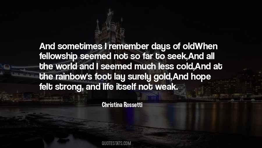 Quotes About The Strong And The Weak #1083727
