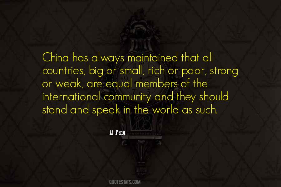 Quotes About The Strong And The Weak #1657928