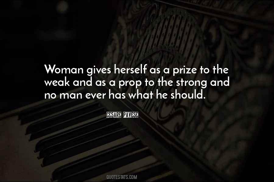 Quotes About The Strong And The Weak #390915